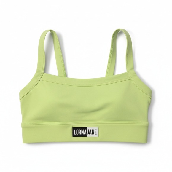 Lorna Jane Other - Lorna Jane Neon Lime Green Sports Bra Crop Top Size S Small Activewear Yoga‎ Gym